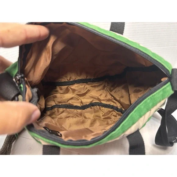 KAVU Keeper Crossbody Bag Tree Print Canvas Outdoor Hiking Travel Purse - Picture 6 of 9